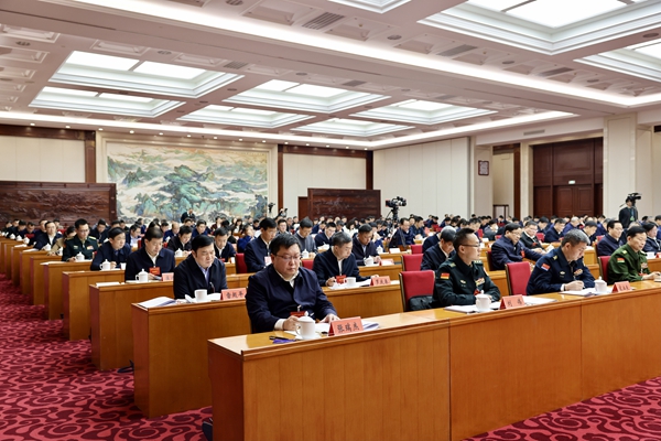 1月9日，全国退役军人事务厅（局）长会议在京召开。图为会议现场。陈建辰 摄.JPG